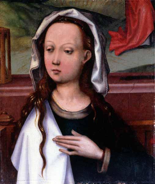 Głowa Matki Boskiej - Hans Holbein Starszy