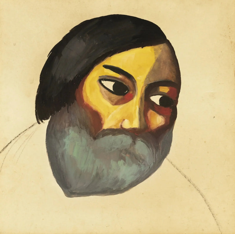 Głowa chłopa - Kazimir Malewicz