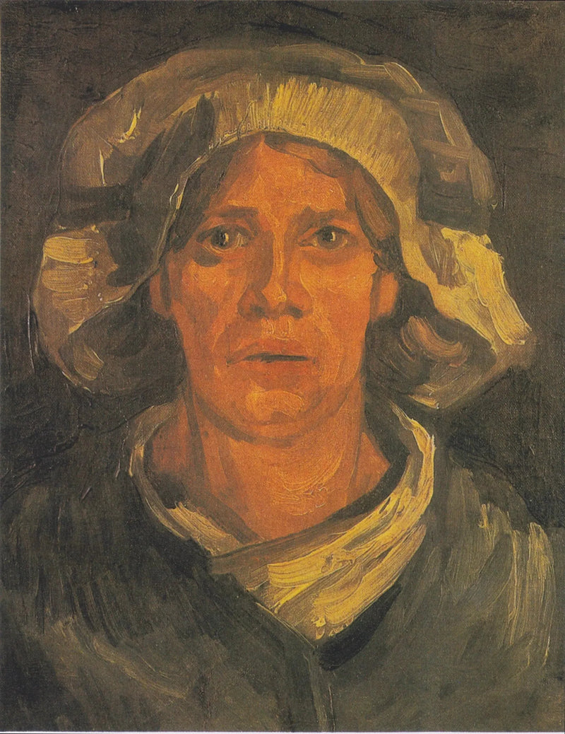 Głowa chłopki w białym czepku - Vincent van Gogh