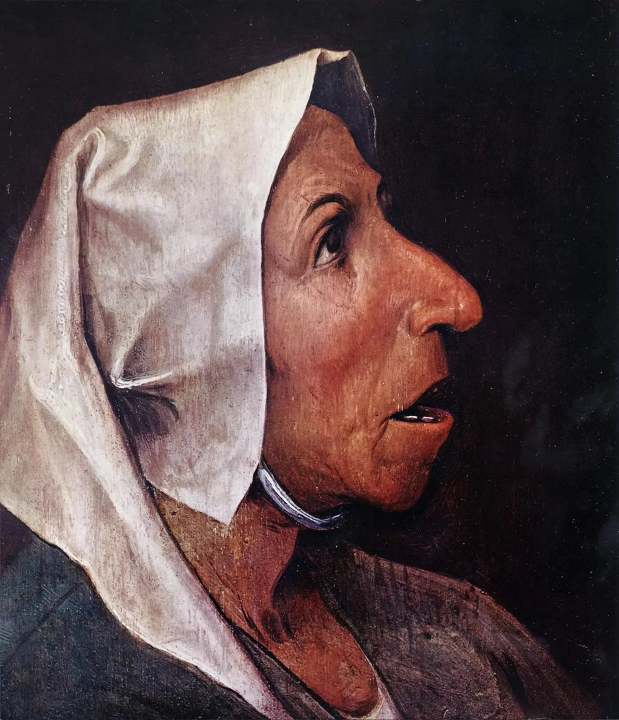 Głowa wieśniaczki - Pieter Brueghel Starszy