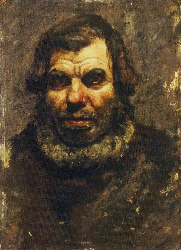 Głowa brodatego starca - Edvard Munch