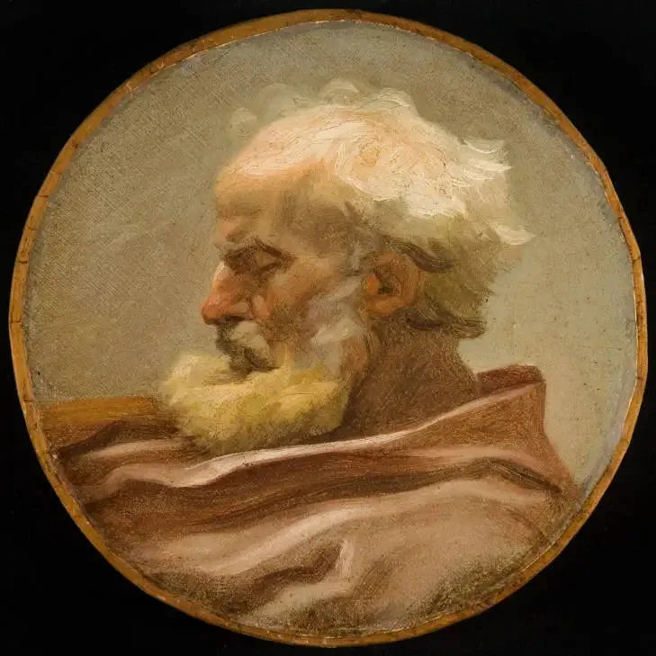 Głowa starca - Jean-Honoré Fragonard