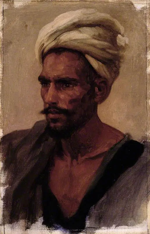 Głowa Arabki - Frederic Leighton