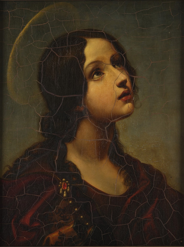 Głowa młodej świętej (świętej Łucji?) - Carlo Dolci