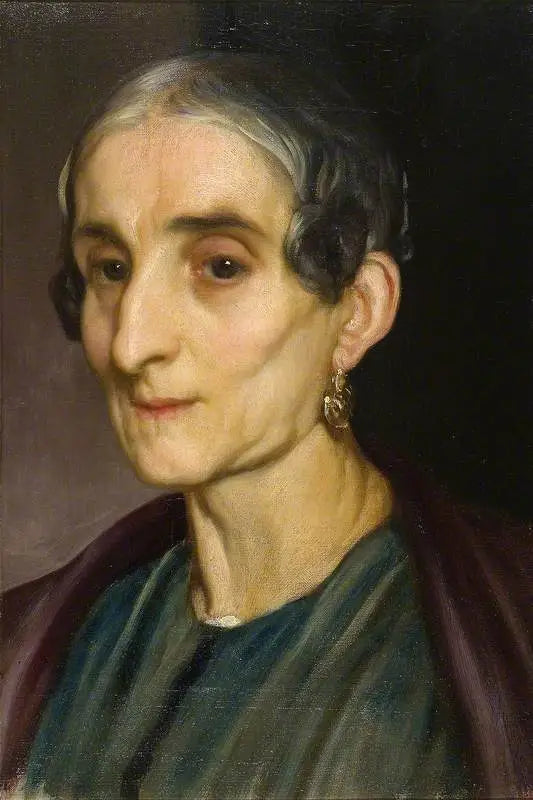 Głowa starszej włoskiej kobiety - Frederic Leighton