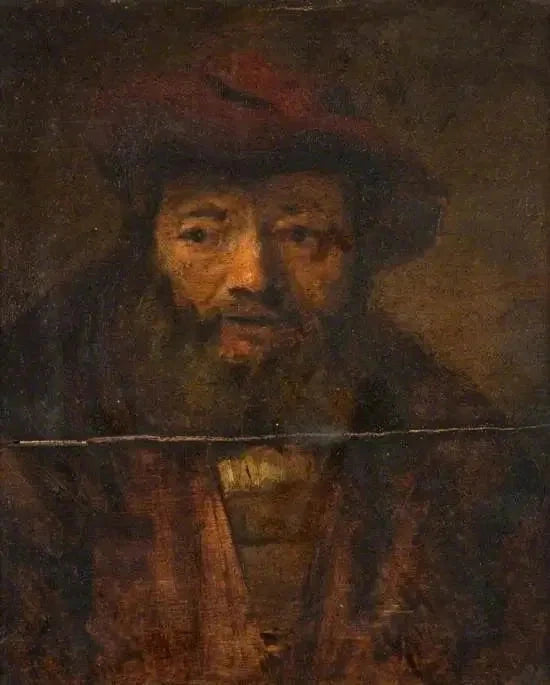 Głowa mężczyzny z brodą - Rembrandt