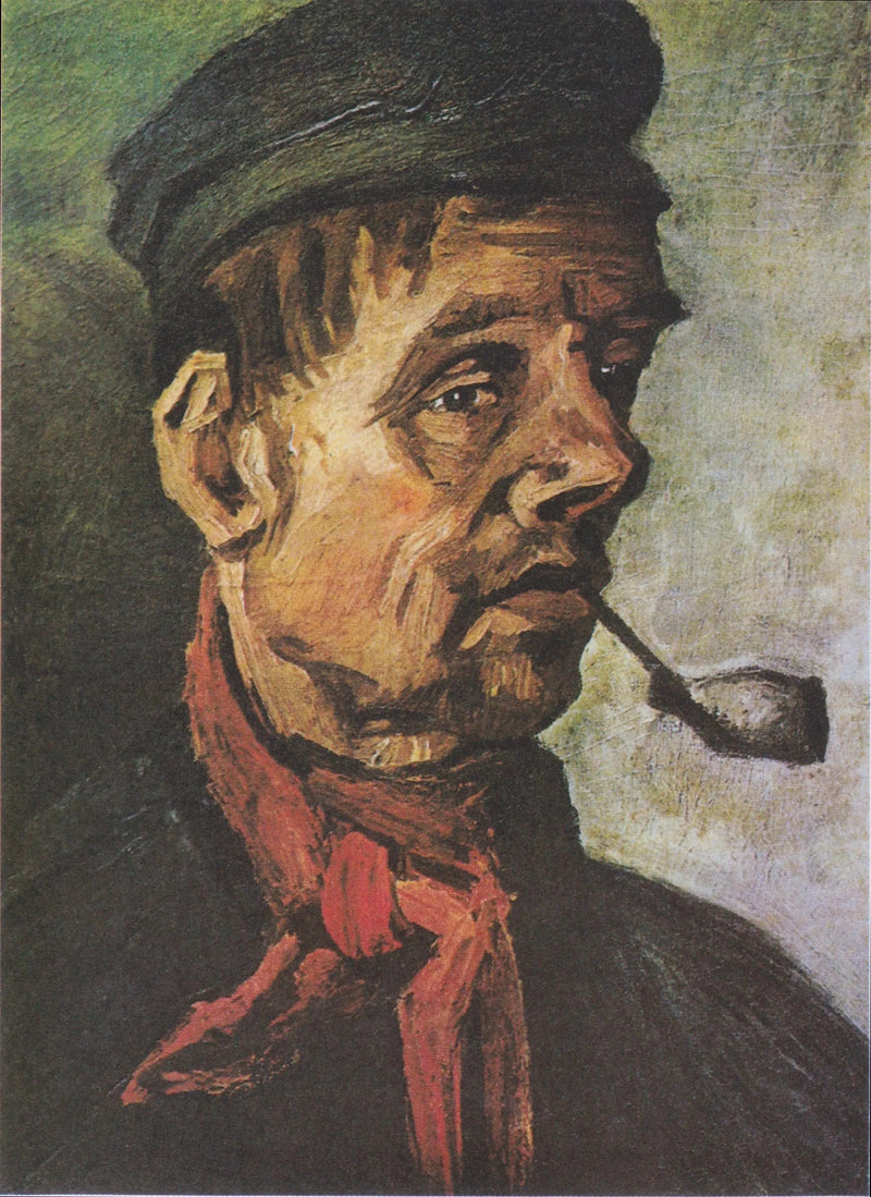 Głowa mężczyzny z fajką - Vincent van Gogh