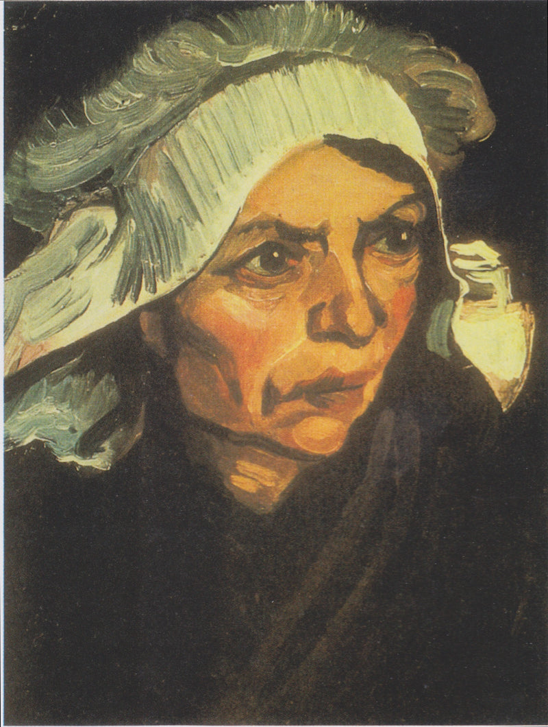 Głowa chłopki w białym czepku - Vincent van Gogh