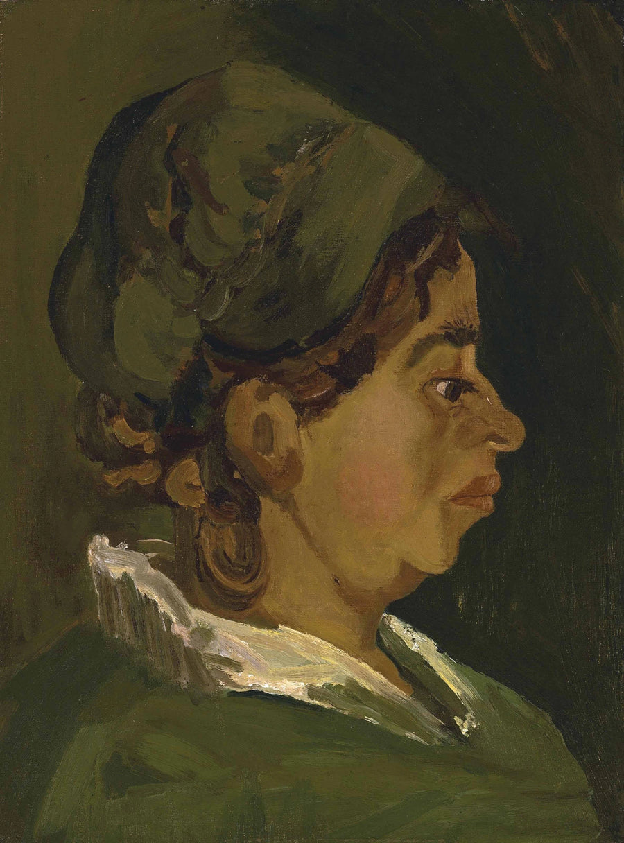 Głowa chłopki: profil prawy - Vincent van Gogh