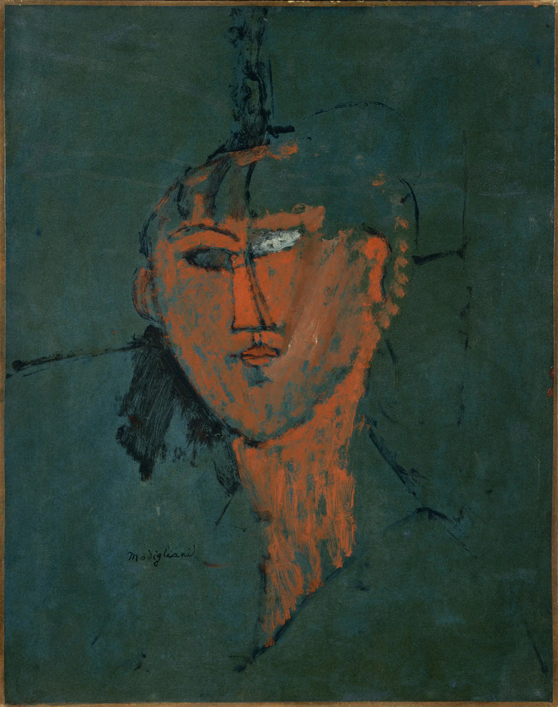Czerwona głowa - Amedeo Modigliani