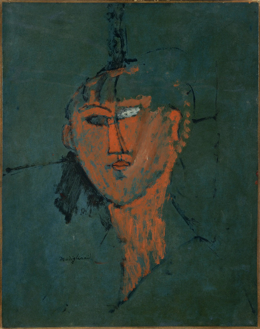 Czerwona głowa - Amedeo Modigliani