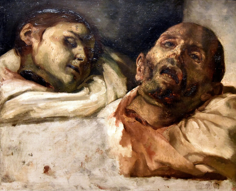 Odcinane głowy - Théodore Géricault