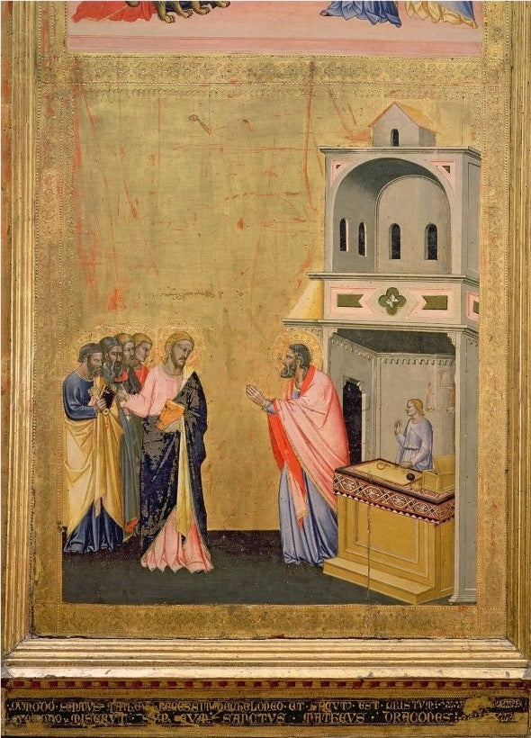 The Calling of St. Matthew - Andrea Orcagna - Alpha Reproduction
