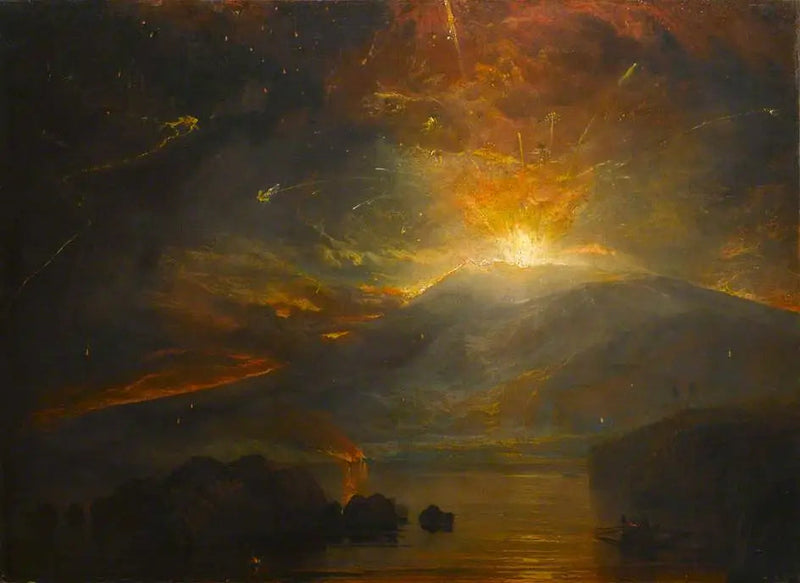 Eruption gór Soufrière na wyspie Saint Vincent, 30 kwietnia 1812 - J. M. W. Turner
