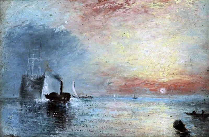 Walczący Temeraire ciągnięty do ostatniego miejsca, gdzie zostanie rozebrany, 1838 - J. M. W. Turner