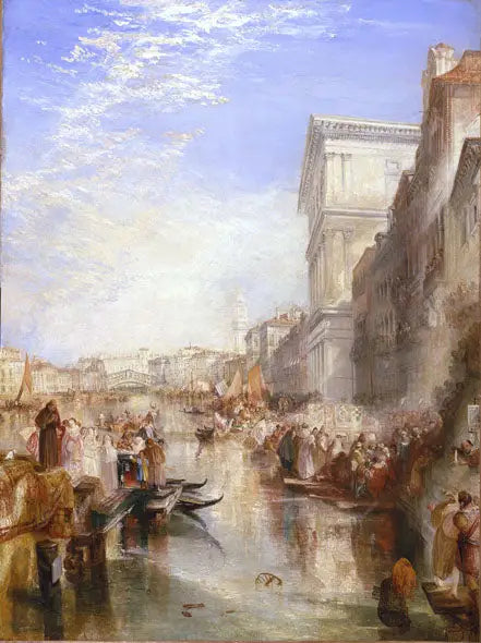 Wielki Kanał: Scena - Ulica w Wenecji - J. M. W. Turner