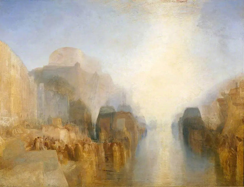Port w Brest: Nabrzeże i Zamek - J. M. W. Turner