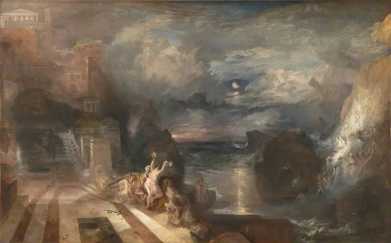 Rozstanie Hero i Leandra - J. M. W. Turner