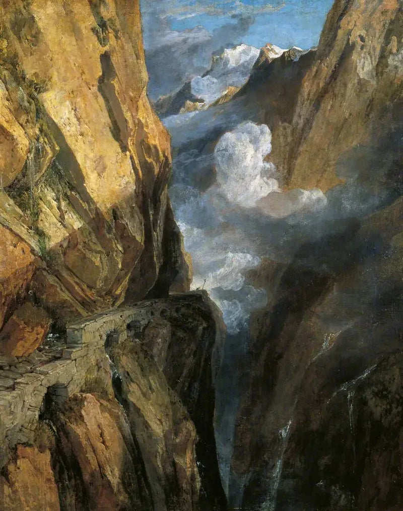 Przełęcz Świętego Gotarda, Szwajcaria - J. M. W. Turner