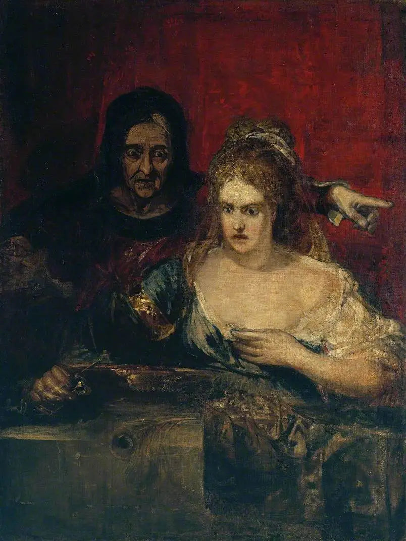 The Procuress; (?) Judith with the Head of Holofernes - J. M. W. Turner image 1 tableau peint à l’huile sur toile