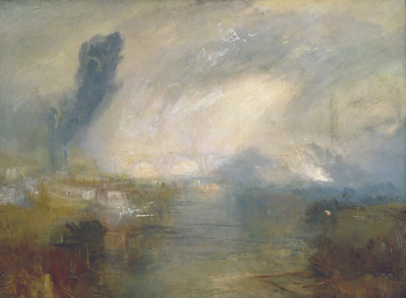 Tamiza nad mostem Waterloo - J. M. W. Turner