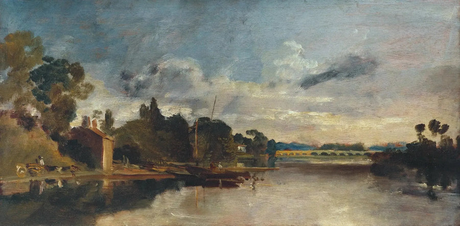 Tamiza w pobliżu mostów Walton - J. M. W. Turner