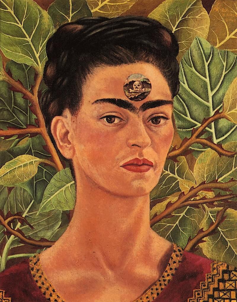 Pensant à la mort - Frida Kahlo image 1 reproduction de peinture à l’huile