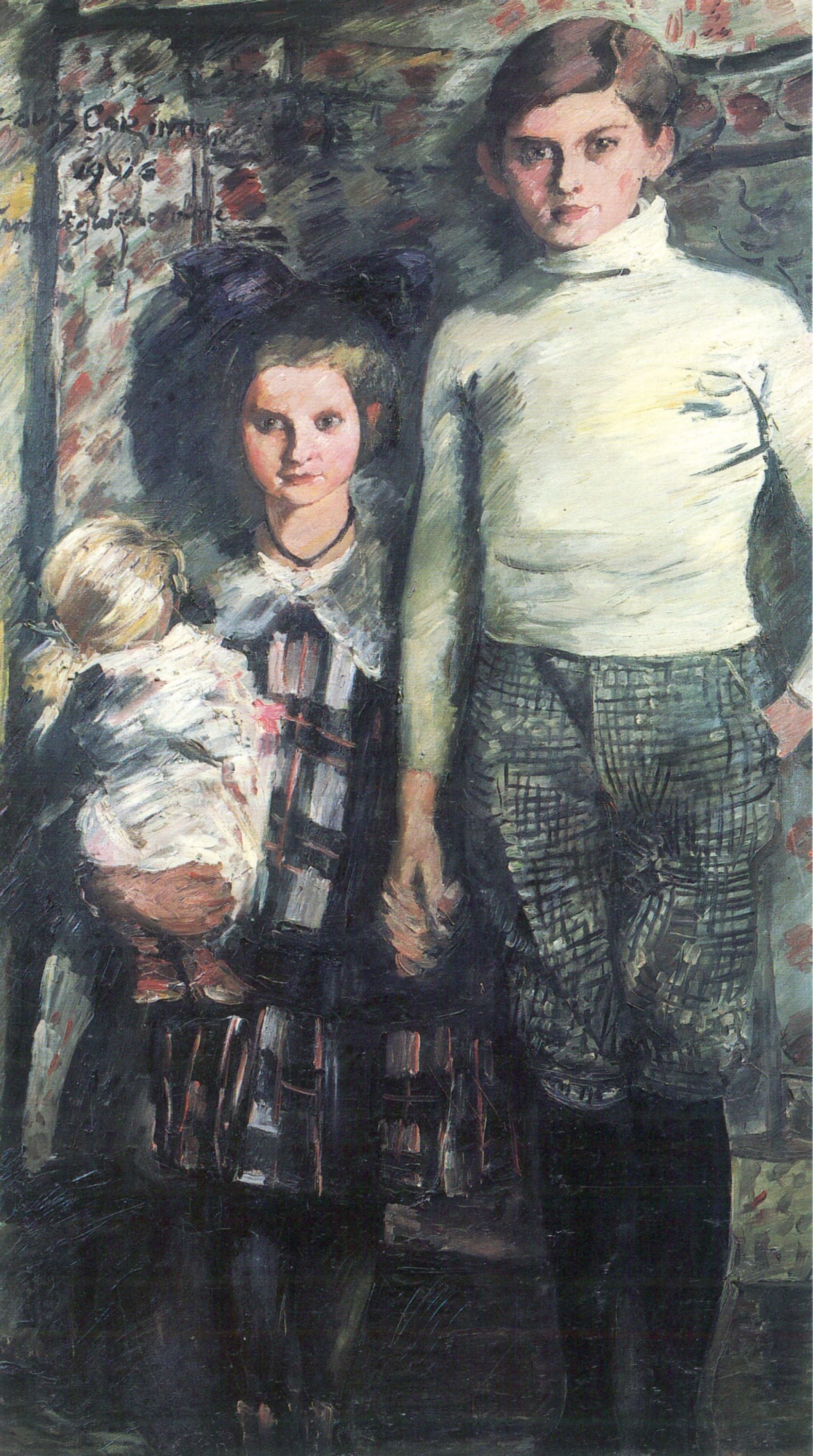 Thomas et Wilhelmine - Les enfants de l'artiste - Lovis Corinth image 1 reproduction réalisée par Alpha Reproduction