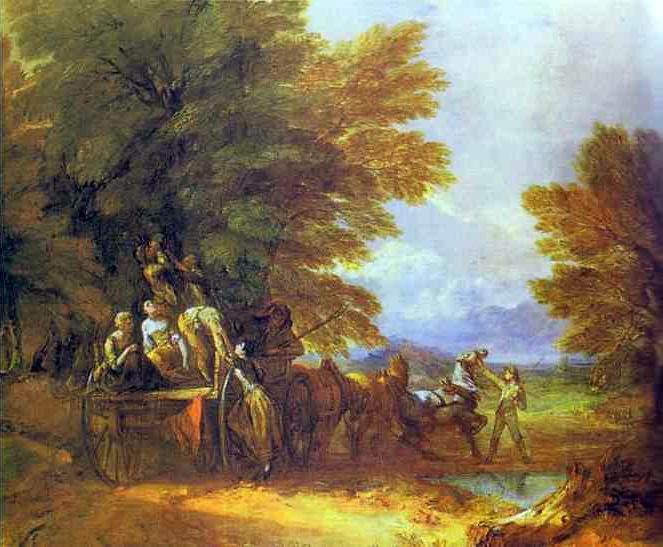 The Harvest Wagon - Thomas Gainsborough