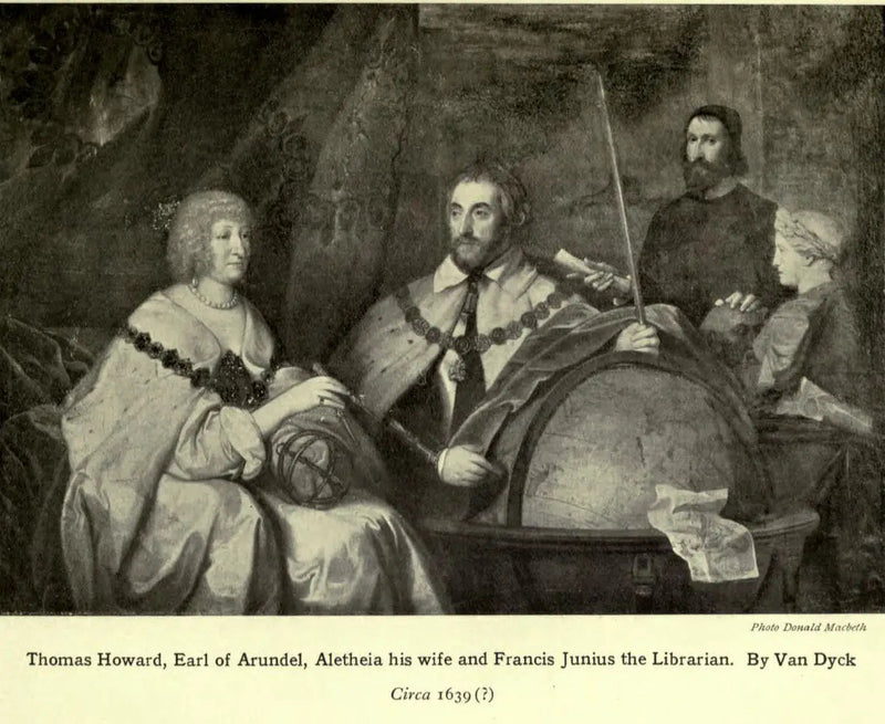 Thomas Howard, 2. hrabia Arundel (1585-1646) i jego żona Lady Alethea Talbot, hrabina Arundel (ok. 1590-1654) z możliwe, że Francis Junius (1589-1677) lub William Petty - Antoine van Dyck