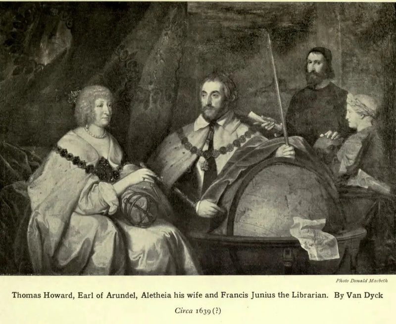 Thomas Howard, 2. hrabia Arundel (1585-1646) i jego żona Lady Alethea Talbot, hrabina Arundel (ok. 1590-1654) z możliwe, że Francis Junius (1589-1677) lub William Petty - Antoine van Dyck