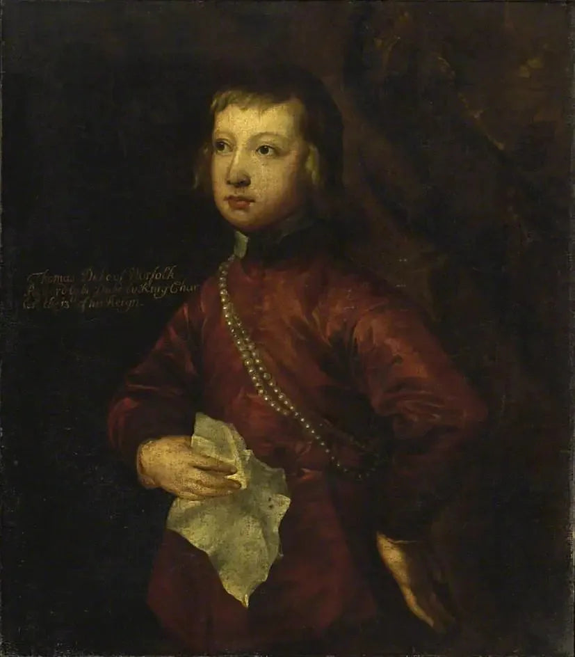 Thomas Howard, przyszły 5. książę Norfolk, gdy był dzieckiem - Antoine van Dyck