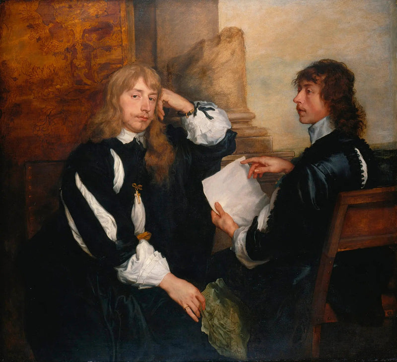 Thomas Killigrew i William, Lord Crofts (?) - Antoine van Dyck