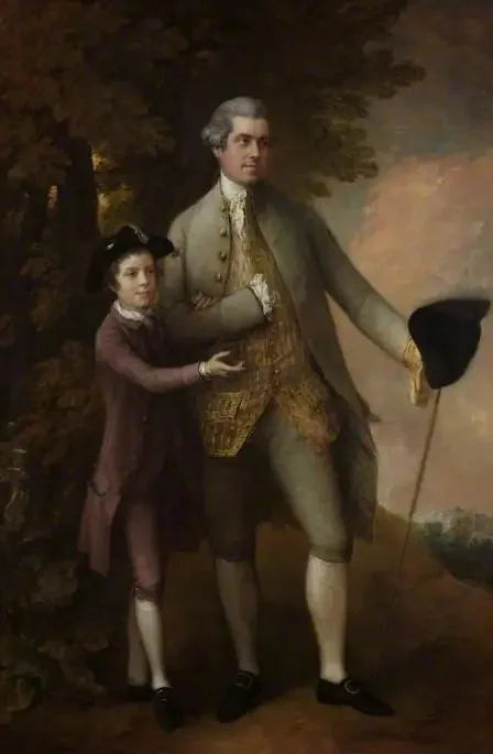 Thomas Rumbold (1736–1791) i jego syn - Thomas Gainsborough