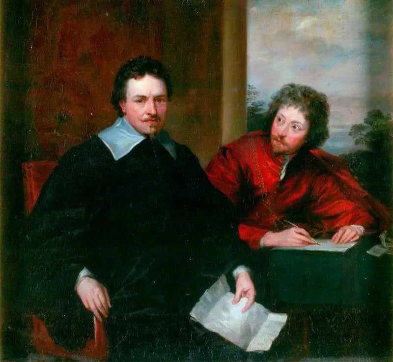 Thomas Wentworth (1593–1641), pierwszy hrabia Strafford, oraz jego sekretarz Sir Philip Mainwaring (1589–1661) - Antoine van Dyck