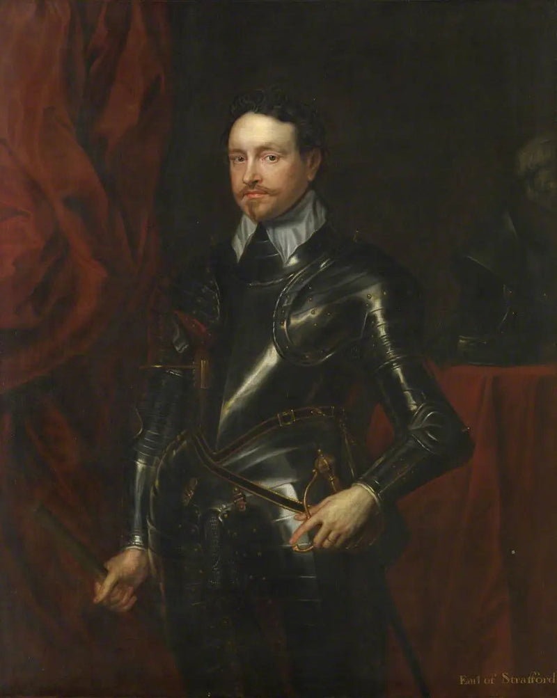 Thomas Wentworth (1593–1641), hrabia Strafford - Antoine van Dyck