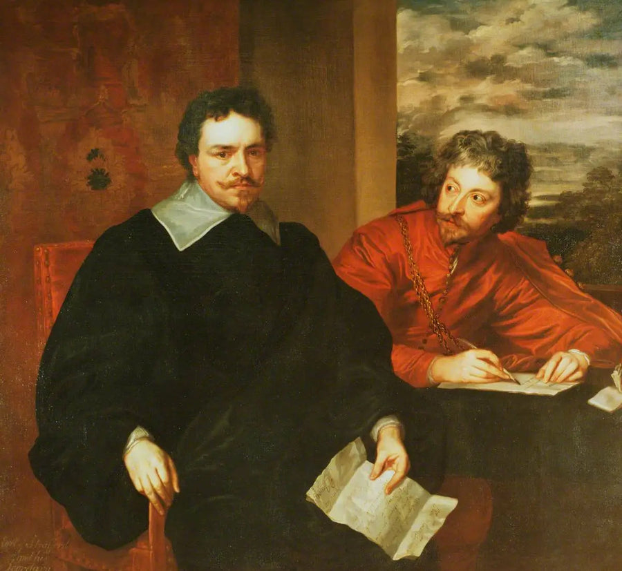 Thomas Wentworth (1594–1641), hrabia Strafford i jego sekretarz Philip Mainwaring - Antoine van Dyck