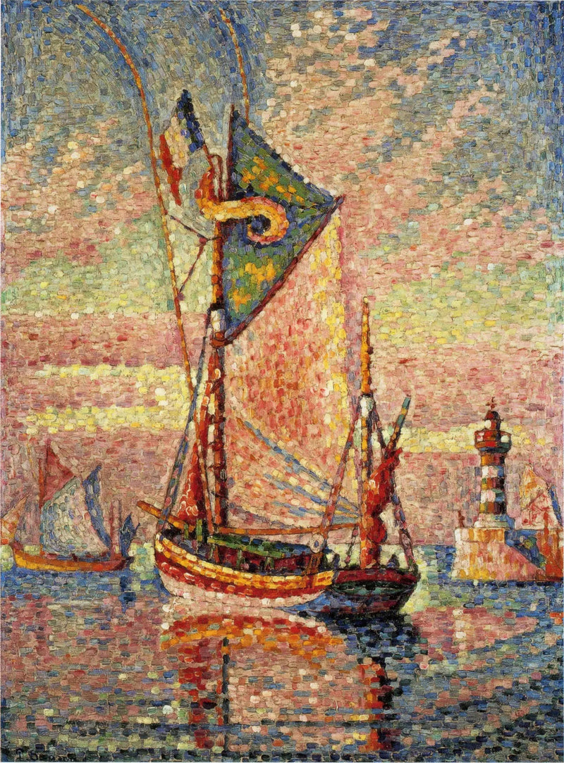 Łódź rybacka z Concarneau - Paul Signac
