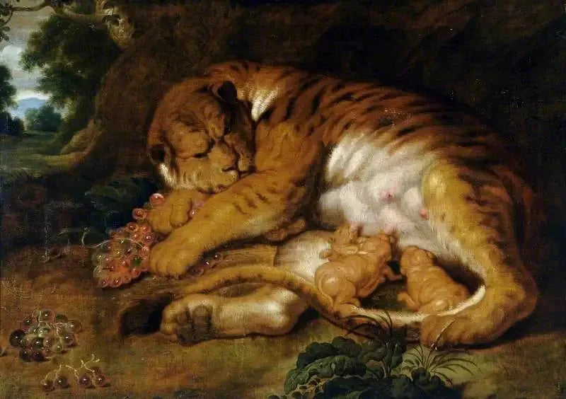 Tygrysica z młodymi - Peter Paul Rubens