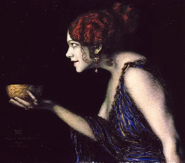 Tilla Durieux jako Circe - Franz von Stuck