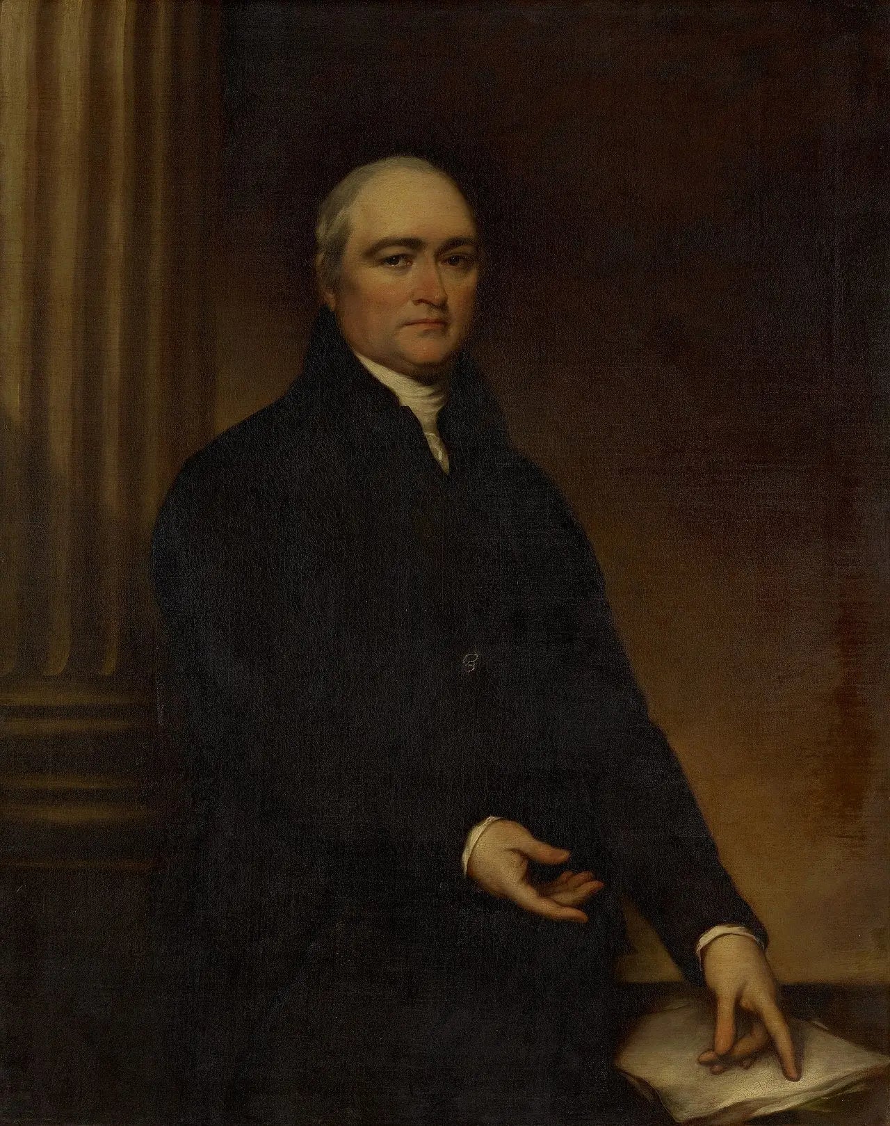 Timothy Dwight (1752-1817) B.A. 1769 M.A. 1772 - John Trumbull - Alpha Reproduction
