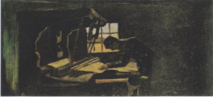 Tisserand układający nici - Vincent van Gogh