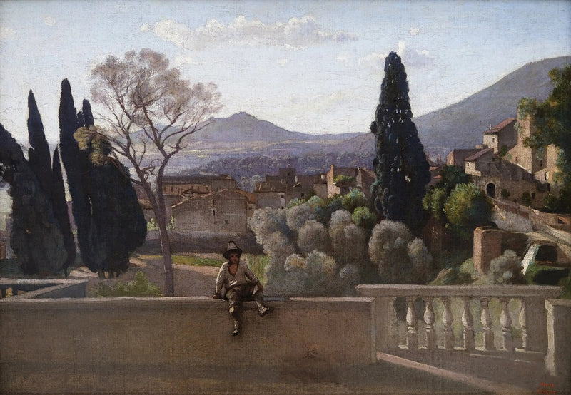 Tivoli, ogrody willi d'Este - Jean-Baptiste Camille Corot