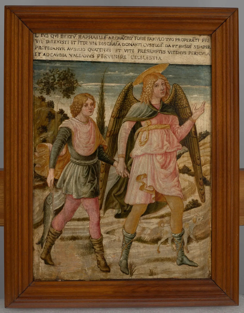 Tobias z archaniołem Rafałem - Benozzo Gozzoli