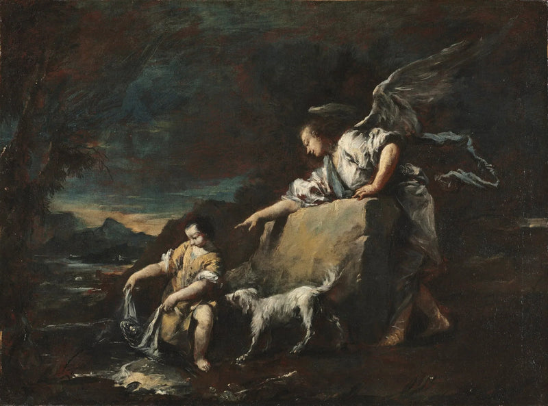 Tobiasz i anioł - Francesco Guardi