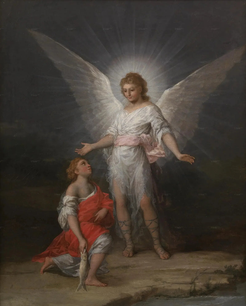 Tobiasz i anioł - Francisco de Goya