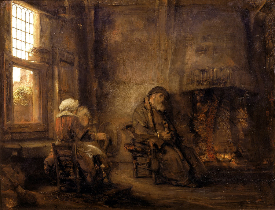 Tobie i Anna - Rembrandt