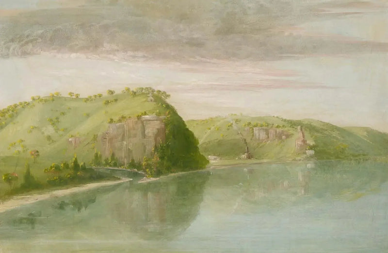 Grób Dubuque, Górny-Misysipi - George Catlin
