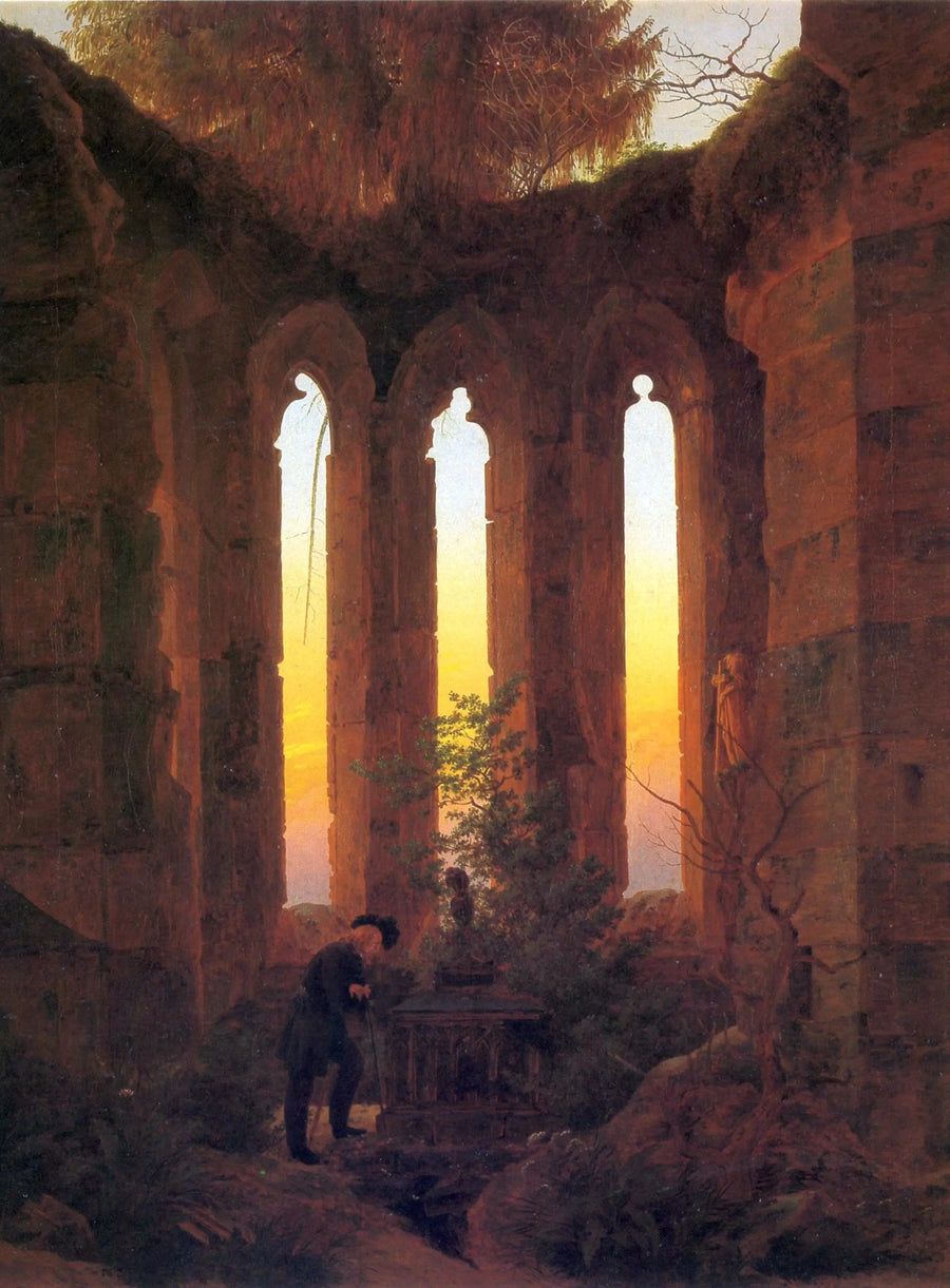 grobowiec Huttena - Caspar David Friedrich