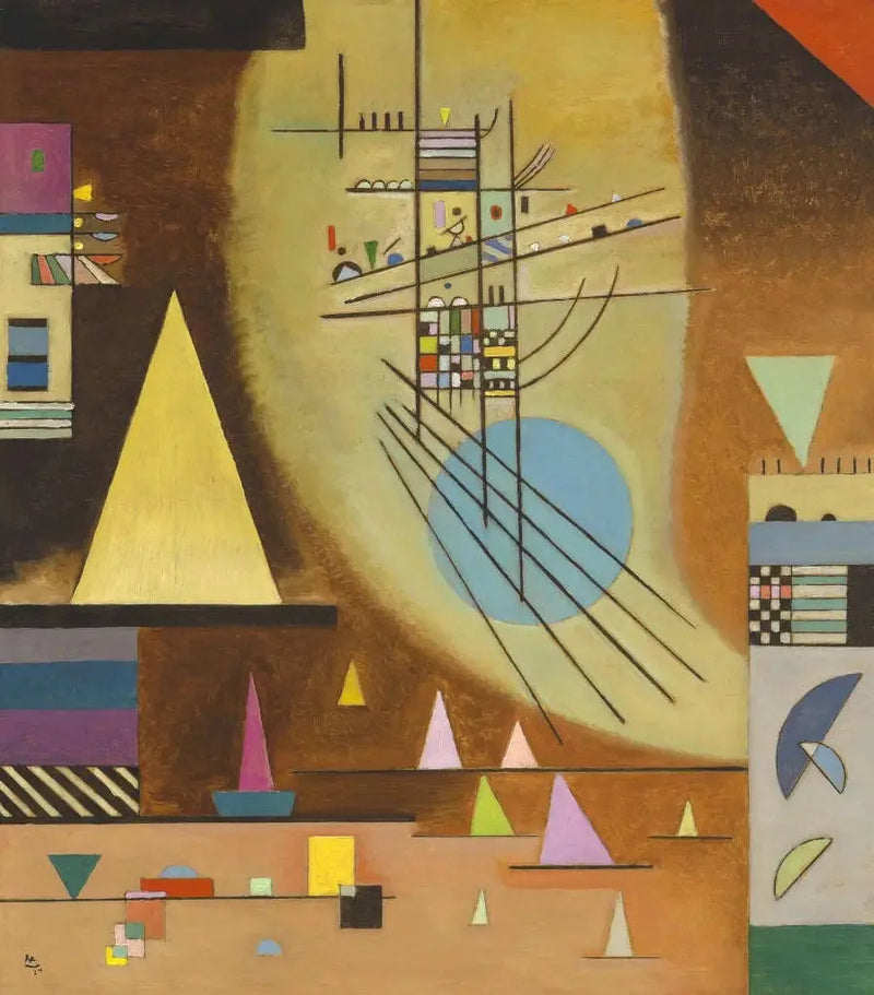Cicho upadający - Wasilij Kandinsky